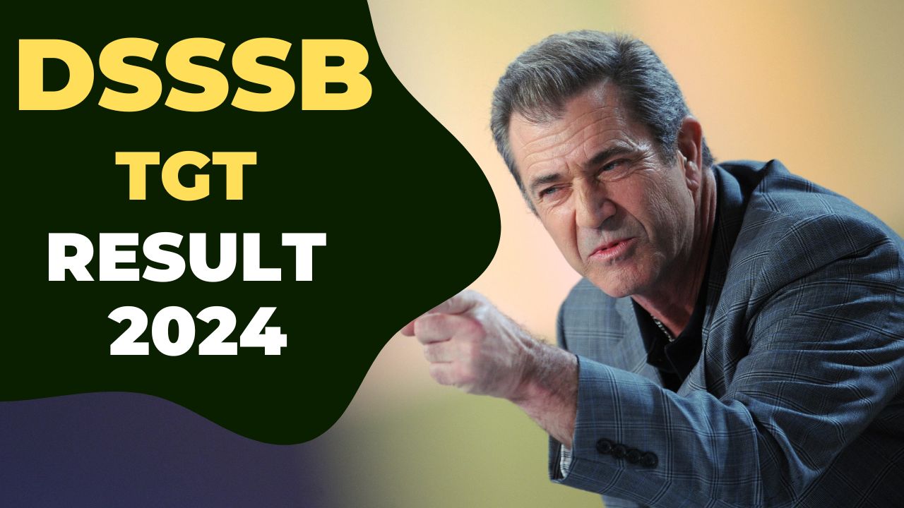 DSSSB TGT Result 2024