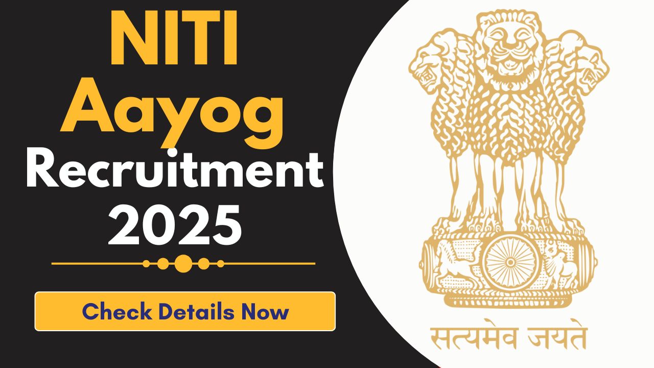 NITI Aayog Recruitment 2025