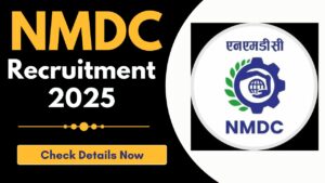 NMDC Recruitment 2025